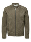 Selected RACER SUEDE LEATHER JACKET, Morel, highres - 16079415_Morel_001.jpg