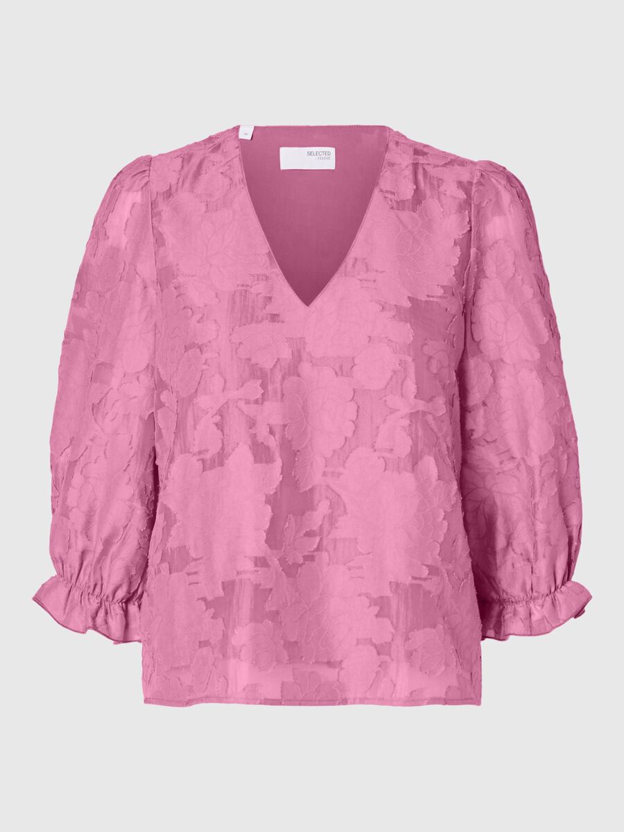 Selected BLOMSTERPRINTET BLUSE, Rosebloom, highres - 16094190_Rosebloom_001.jpg