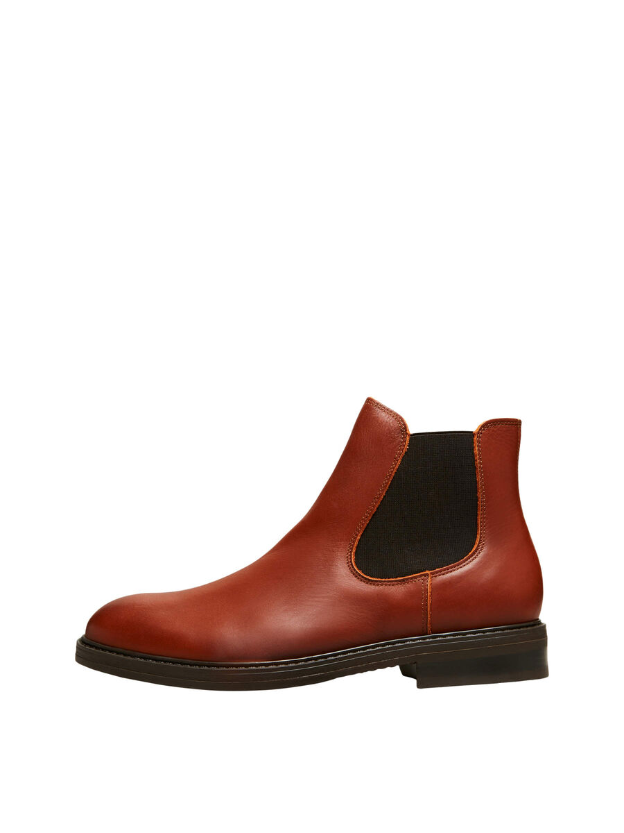 Selected LEDER CHELSEA STIEFEL, Cognac, highres - 16081455_Cognac_001.jpg