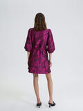 Selected PUFF SLEEVED WRAP DRESS, Very Berry, highres - 16087019_VeryBerry_004.jpg