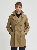 Selected ORGANIC COTTON DOUBLE BREASTED COAT, Petrified Oak, highres - 16076984_PetrifiedOak_008.jpg