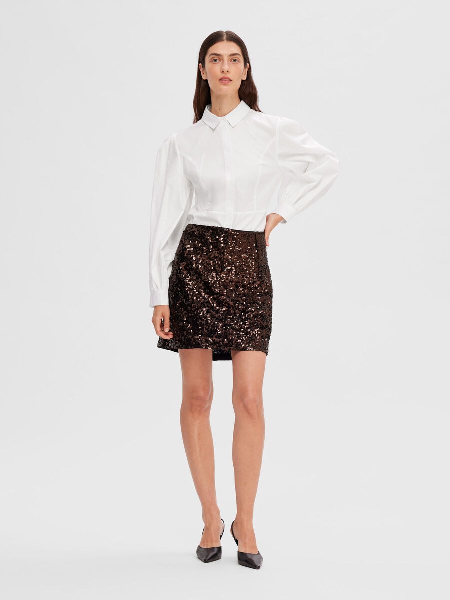 Selected SEQUIN MINI SKIRT, Java, highres - 16090964_Java_005.jpg