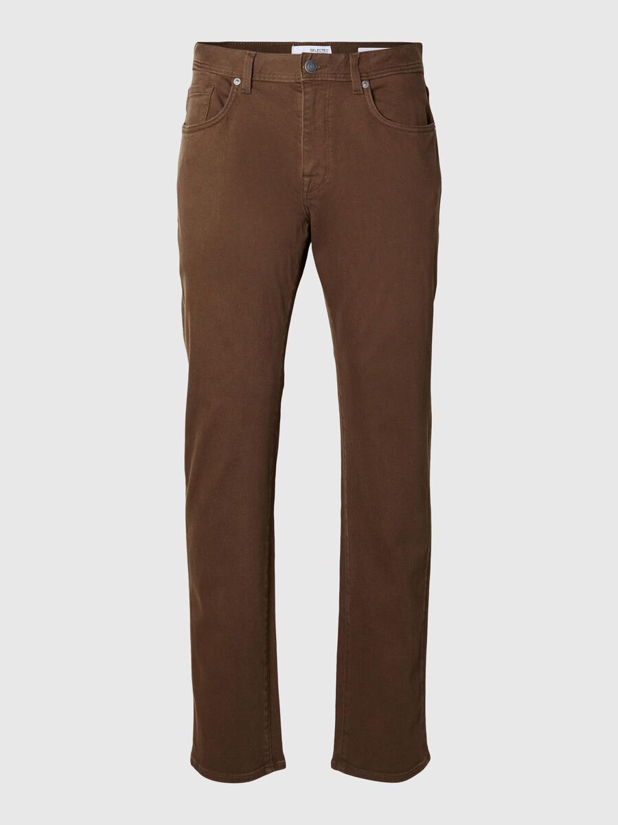 Selected 196 STRAIGHT FIT JEANS, Dark Earth, highres - 16094397_DarkEarth_001.jpg