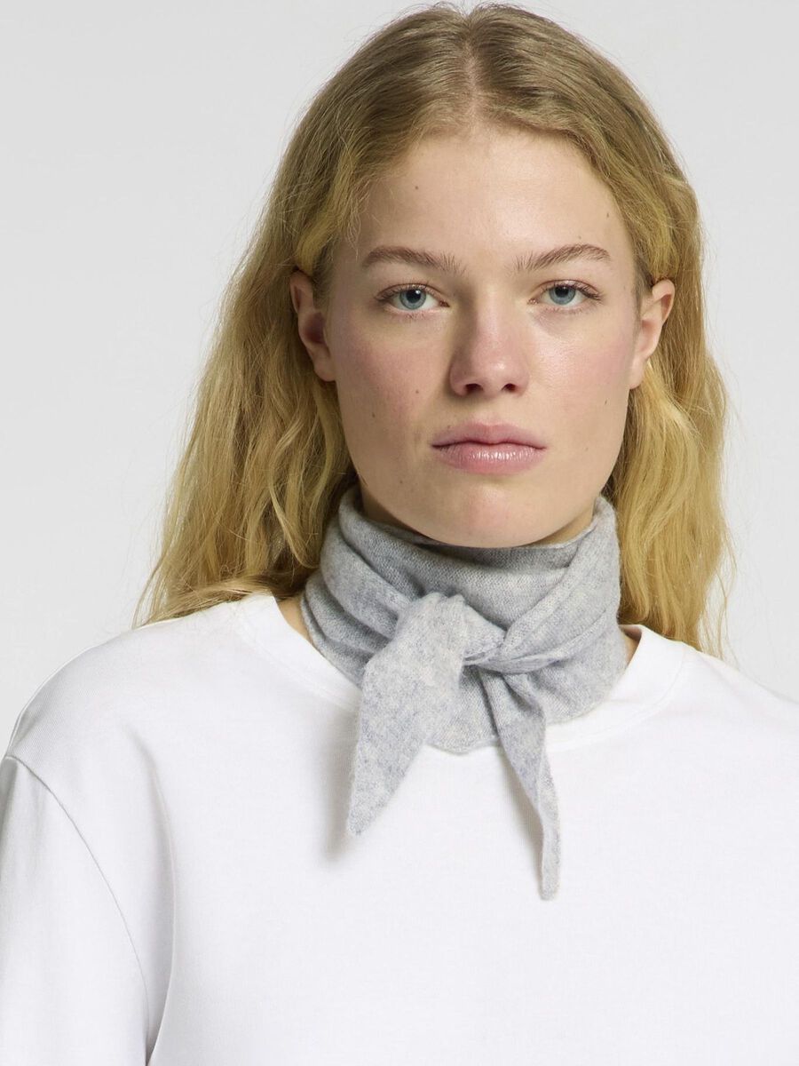Selected 100% KASCHMIR SCHAL, Light Grey Melange, highres - 16098866_LightGreyMelange_003.jpg