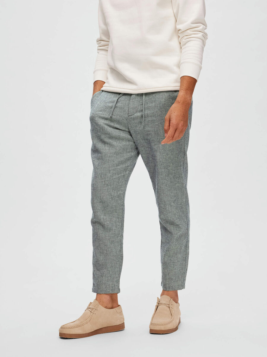 Selected SLIM FIT TAPERED TROUSERS, Sky Captain, highres - 16087636_SkyCaptain_983084_003.jpg