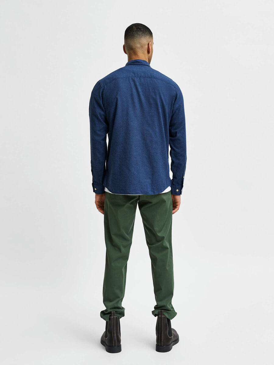 Selected FLANELL HEMD, Dark Sapphire, highres - 16074464_DarkSapphire_862532_004.jpg