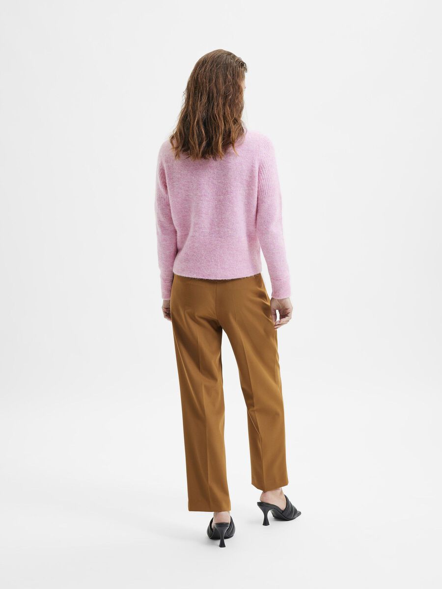 Selected DE RAYAS CHAQUETA DE PUNTO, Prism Pink, highres - 16065511_PrismPink_004.jpg