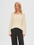 Selected EN MAILLE DE VISCOSE MÉLANGÉE PULLOVER, Birch, highres - 16091361_Birch_008.jpg