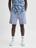 Selected LOOSE TAPERED FIT CASUAL CHINO CHINO SHORT, Light Blue, highres - 16082850_LightBlue_003.jpg