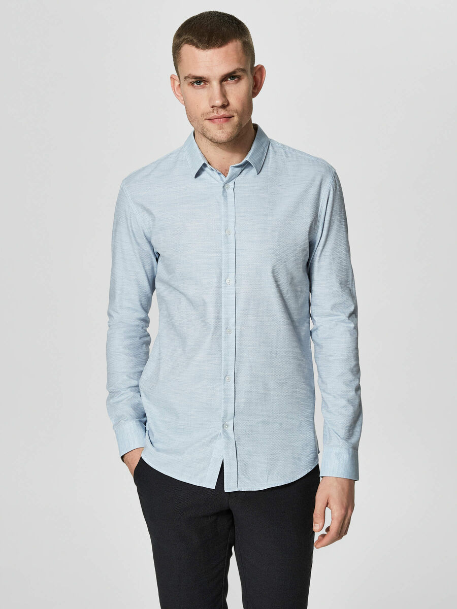 Selected SLIM FIT - SHIRT, Light Blue, highres - 16060819_LightBlue_602929_003.jpg