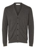 Selected MANCHES LONGUES CARDIGAN EN MAILLE, Antracit, highres - 16090146_Antracit_1039313_001.jpg