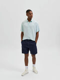 Selected LINEN BLEND SHORTS, Sky Captain, highres - 16083582_SkyCaptain_005.jpg