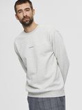 Selected BLØD REGULAR FIT SWEATSHIRT, Light Grey Melange, highres - 16080318_LightGreyMelange_008.jpg