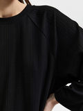 Selected PLISSE MINI DRESS, Black, highres - 16085633_Black_006.jpg