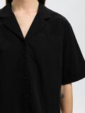 Selected SHORT SLEEVED CROPPED SHIRT, Black, highres - 16097964_Black_006.jpg