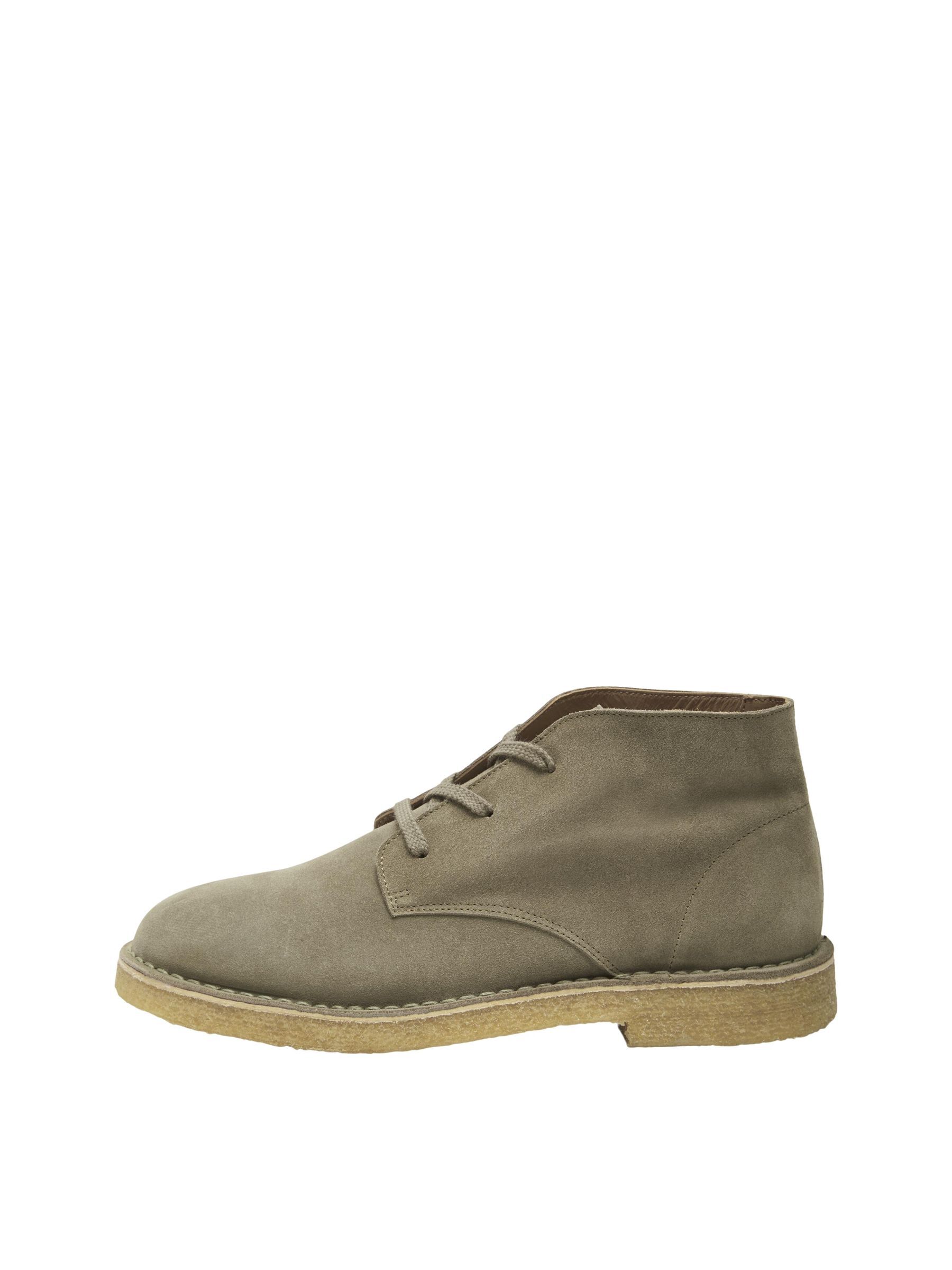 SUEDE CHUKKA BOOTS Green SELECTED HOMME