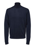 Selected ROLL NECK KNITTED PULLOVER, Sky Captain, highres - 16082064_SkyCaptain_892643_001.jpg