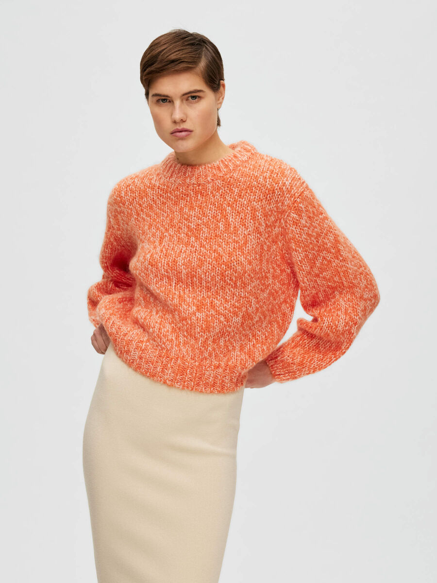 Selected LONG-SLEEVED KNITTED JUMPER, Orangeade, highres - 16085519_Orangeade_1039318_003.jpg