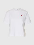 Selected EMBROIDERED CREWNECK T-SHIRT, Bright White, highres - 16101219_BrightWhite_1258642_001.jpg