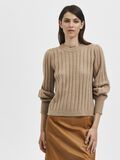 Selected LONG-SLEEVED JUMPER, Warm Taupe, highres - 16086336_WarmTaupe_008.jpg