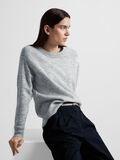 Selected LONG-SLEEVED KNITTED JUMPER, Light Grey Melange, highres - 16074482_LightGreyMelange_008.jpg