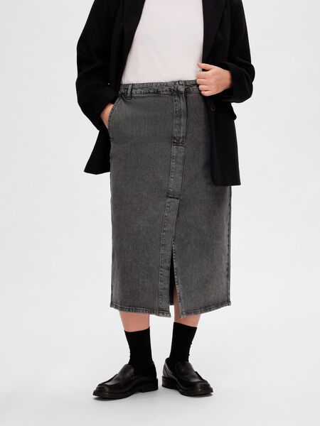 Selected DENIM MIDI SKIRT, Dark Grey Denim, highres - 16091237_DarkGreyDenim_002.jpg