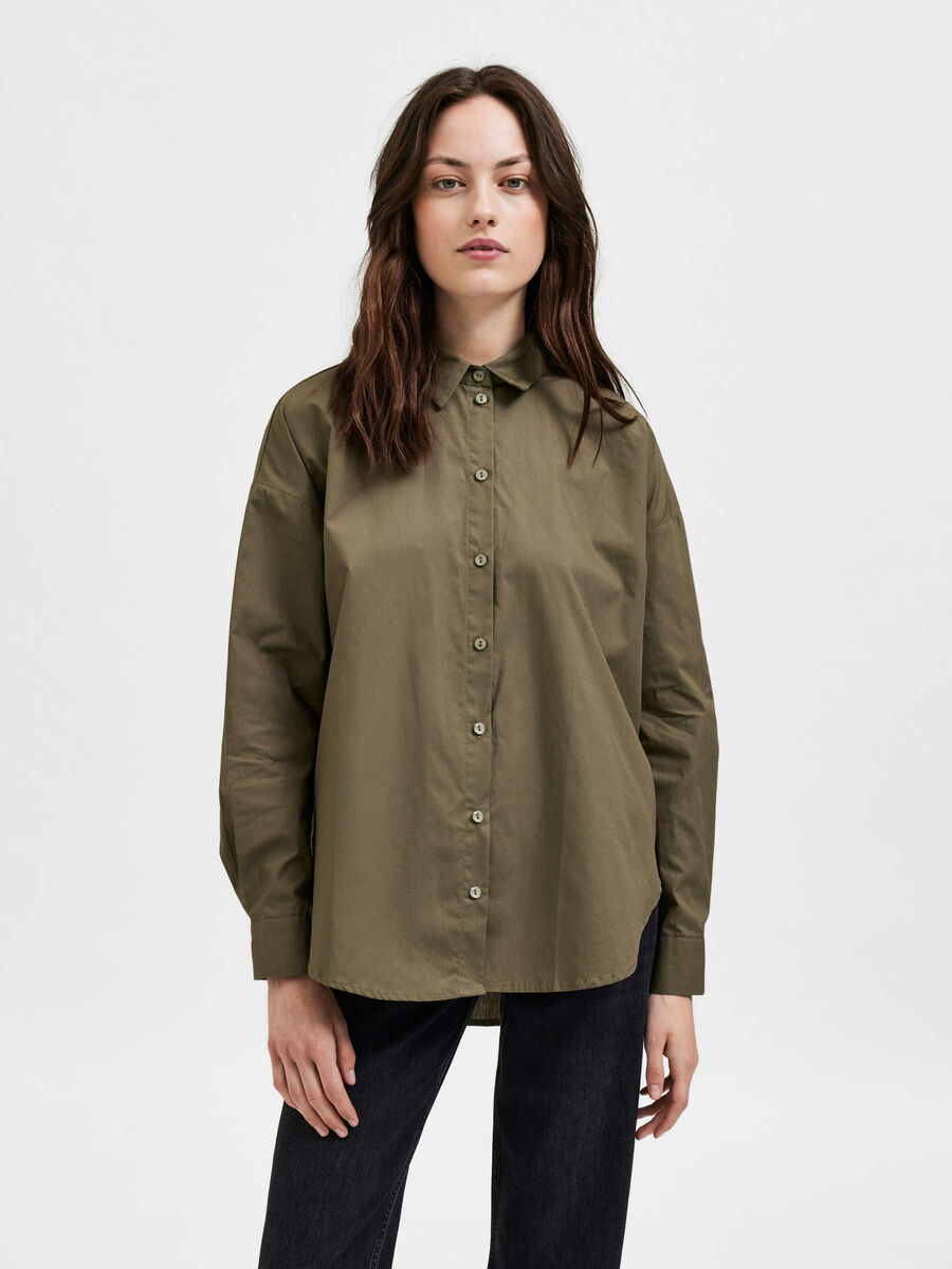 Selected RELAXED COTTON SHIRT, Kalamata, highres - 16088317_Kalamata_003.jpg
