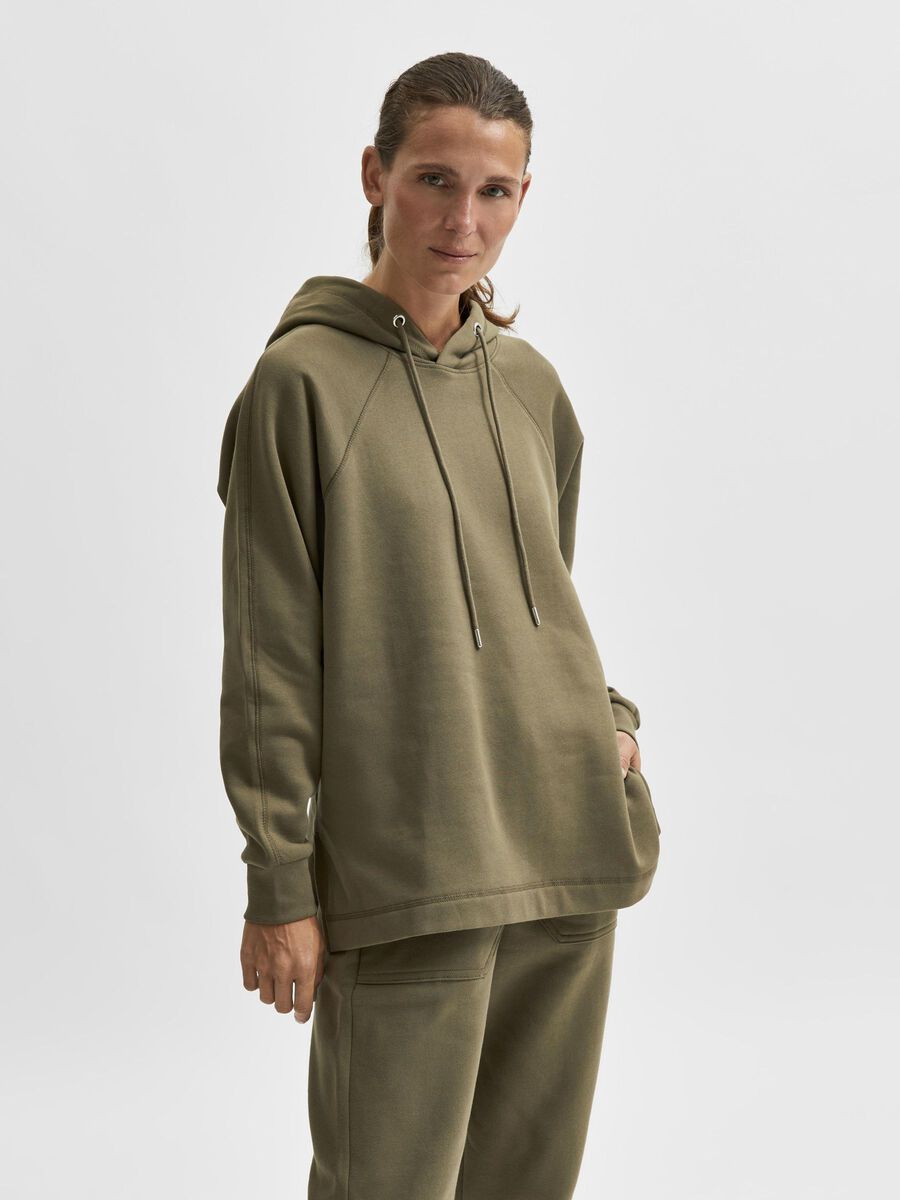 Selected ORGANIC COTTON SELECTED STANDARDS HOODIE, Kalamata, highres - 16082421_Kalamata_003.jpg