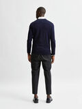 Selected LANGÆRMET STRIKTRØJE, Navy Blazer, highres - 16079772_NavyBlazer_853571_004.jpg