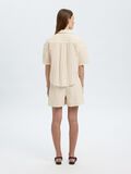 Selected SHORT SLEEVED LINEN-BLEND SHIRT, Sandshell, highres - 16097923_Sandshell_1187489_004.jpg