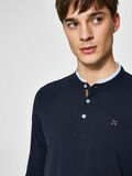 Selected LANGÄRMELIGES POLO SHIRT, Navy Blazer, highres - 16063621_NavyBlazer_006.jpg