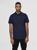 Selected KLASSISCHES POLO SHIRT, Navy Blazer, highres - 16077364_NavyBlazer_003.jpg