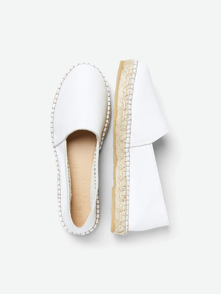 Selected LEATHER - ESPADRILLES, White, highres - 16067134_White_005.jpg