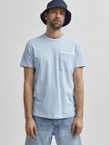 Selected MELERAD EKOLOGISK BOMULLSBLANDNING T-SHIRT, Ballad Blue, highres - 16079049_BalladBlue_842301_008.jpg