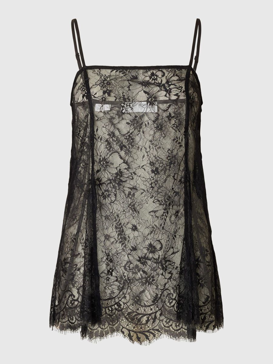 Selected LACE CAMISOLE, Black, highres - 16097760_Black_001.jpg