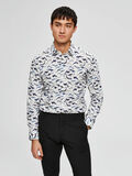 Selected SLIM FIT DYREPRINT - SKJORTE, Bright White, highres - 16072003_BrightWhite_734214_003.jpg