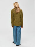 Selected CARDIGAN A MAGLIA, Ecru Olive, highres - 16070500_EcruOlive_717100_004.jpg