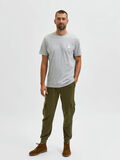 Selected GEBORDUURD T-SHIRT, Grey Melange, highres - 16082833_GreyMelange_005.jpg