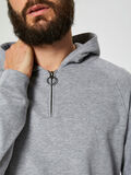 Selected ORGANIC COTTON - HOODIE, Light Grey Melange, highres - 16065603_LightGreyMelange_006.jpg