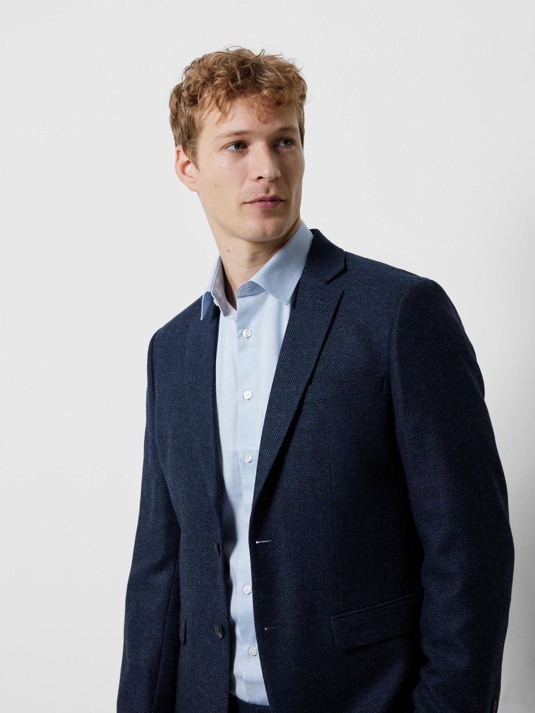 COTTON SHIRT Blue SELECTED HOMME