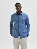 Selected LANGARM- JEANSHEMD, Medium Blue Denim, highres - 16082171_MediumBlueDenim_003.jpg