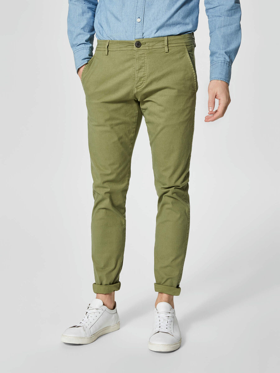 Selected SKINNY FIT - CHINOS, Olive Branch, highres - 16059664_OliveBranch_003.jpg