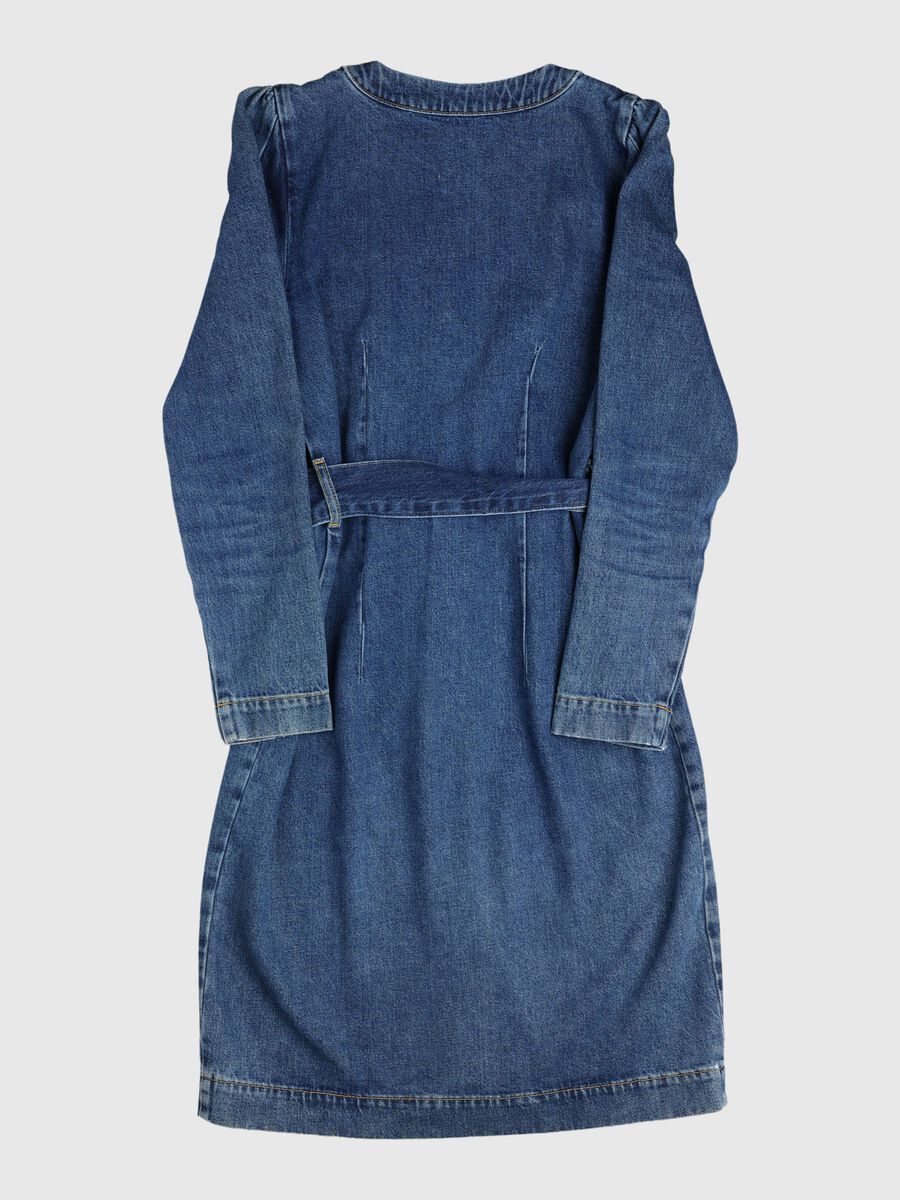 Selected BELTED - DENIM DRESS, Dark Blue Denim, highres - 80000139_DarkBlueDenim_002.jpg