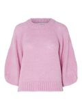 Selected KNITTED BALLOON SLEEVE TOP, Moonlite Mauve, highres - 16090311_MoonliteMauve_1042600_001.jpg