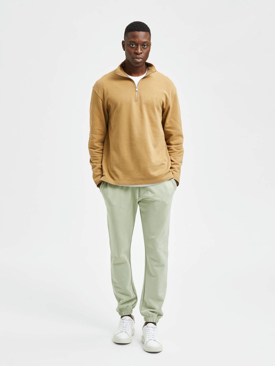 Selected BIO-BAUMWOLLE SELECTED STANDARDS SWEATSHIRT, Kelp, highres - 16082486_Kelp_005.jpg