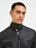 Selected CLASSIC LEATHER JACKET, Black, highres - 16085745_Black_006.jpg