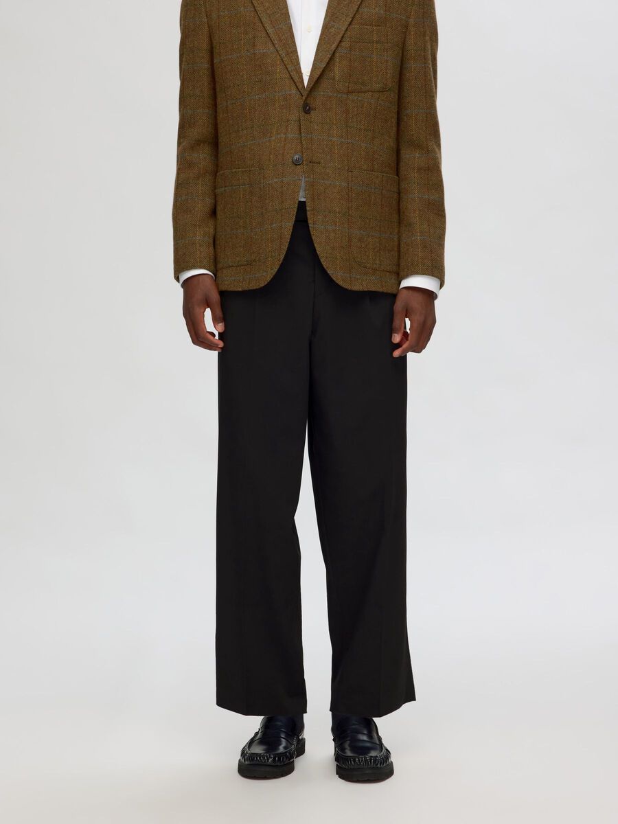 Selected LOOSE FIT TROUSERS, Black, highres - 16093312_Black_003.jpg