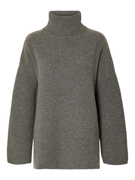 Selected OVERSIZED WOOL JUMPER, Light Grey Melange, highres - 16090821_LightGreyMelange_001.jpg