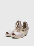 Selected EN CUIR À TALONS ESPADRILLES, Greige, highres - 16093418_Greige_006.jpg