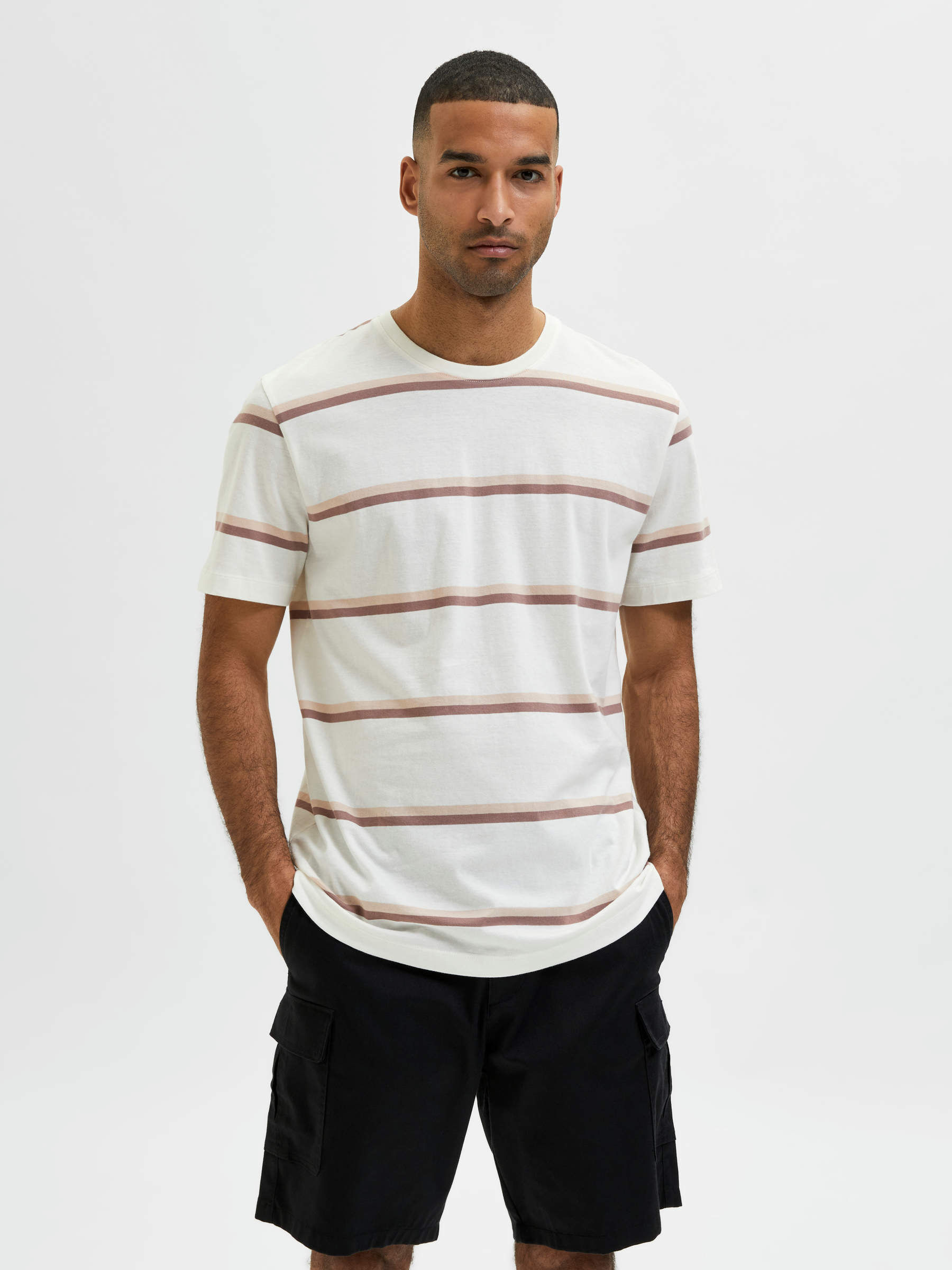 Men's Striped T-shirts | SELECTED HOMME